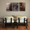 Brown-blue-3-piece-art-dining-room