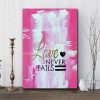 Love-never-fails-canvas-painting