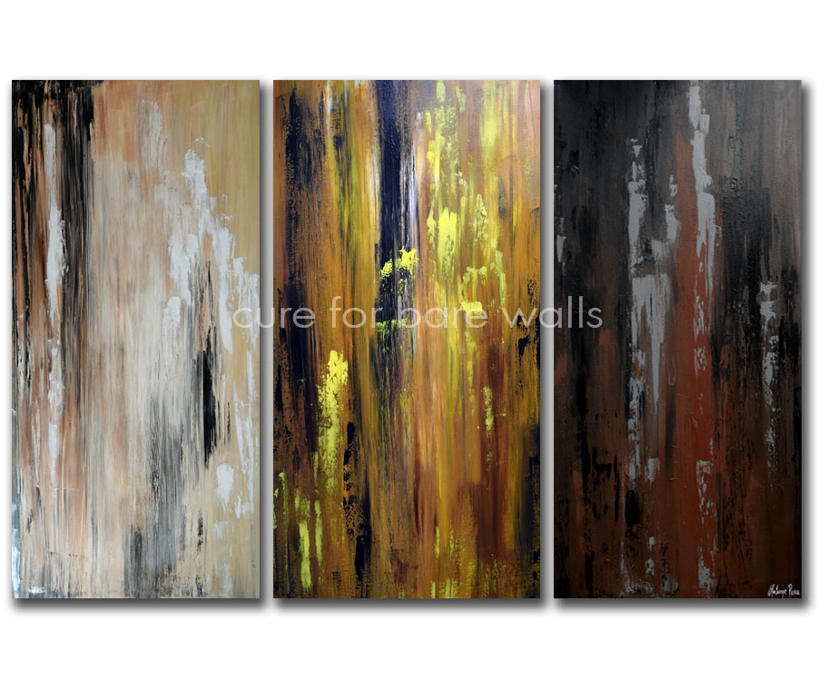 NEW BEGINNINGS THREE  72" x 36"