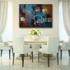 turquoise-art-dining-room